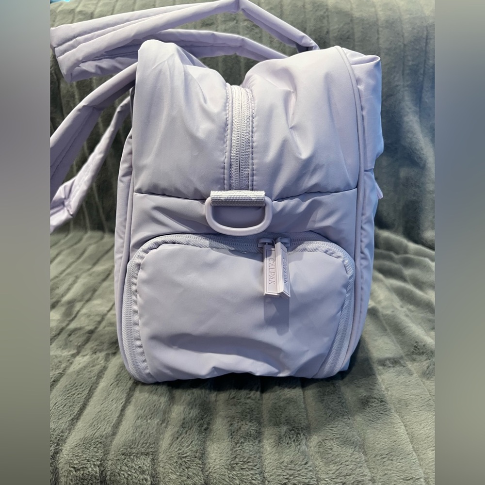Calpak Luka Duffel in Orchid Monochrome with Passport case & Terra Clippable NEW - Picture 4 of 14